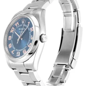 Alternative view of Rolex Air-King 34mm Blue Dial 114200