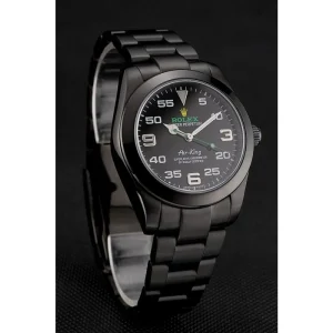 Alternative view of Rolex Air-King 38mm Black Dial 1454019